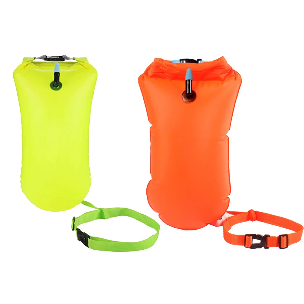 Swim Buoy Open Water - حقيبة جافة قابلة للنفخ للسباحة في