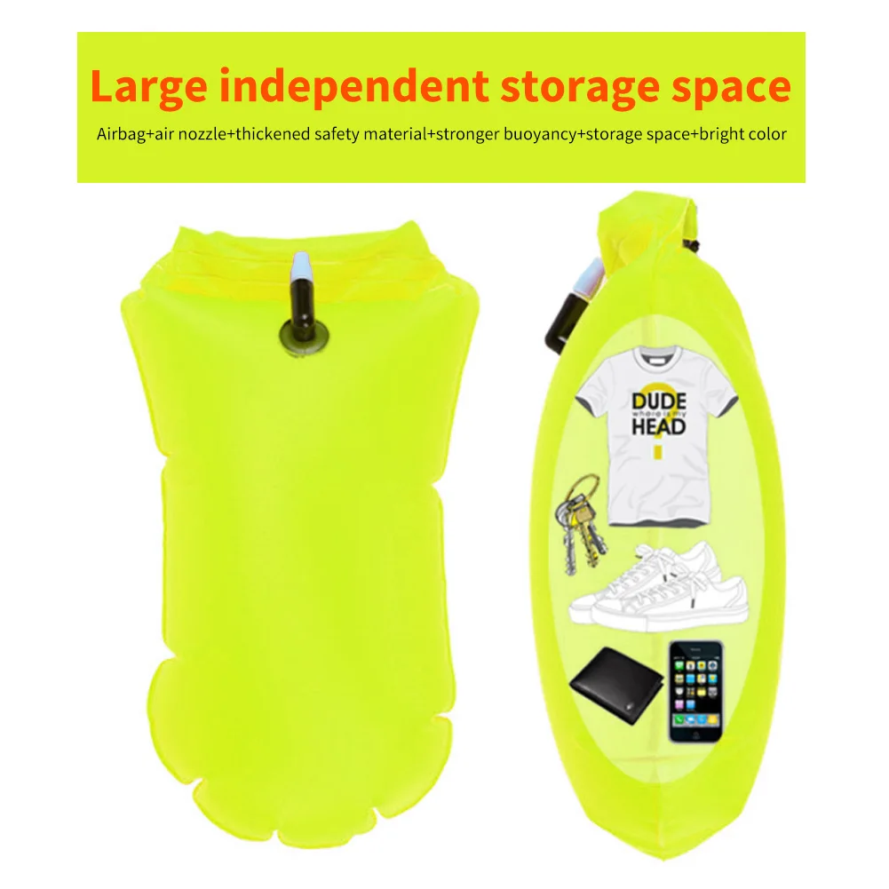 حقيبة جافة قابلة للنفخ للسباحة - مراجعة Swim Buoy Open Water وسعره