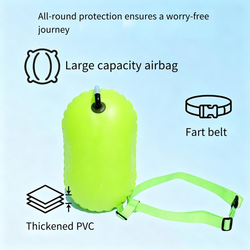 عوامة إنقاذ قابلة للنفخ من ABH - مراجعة Swim Buoy Open Water وسعره