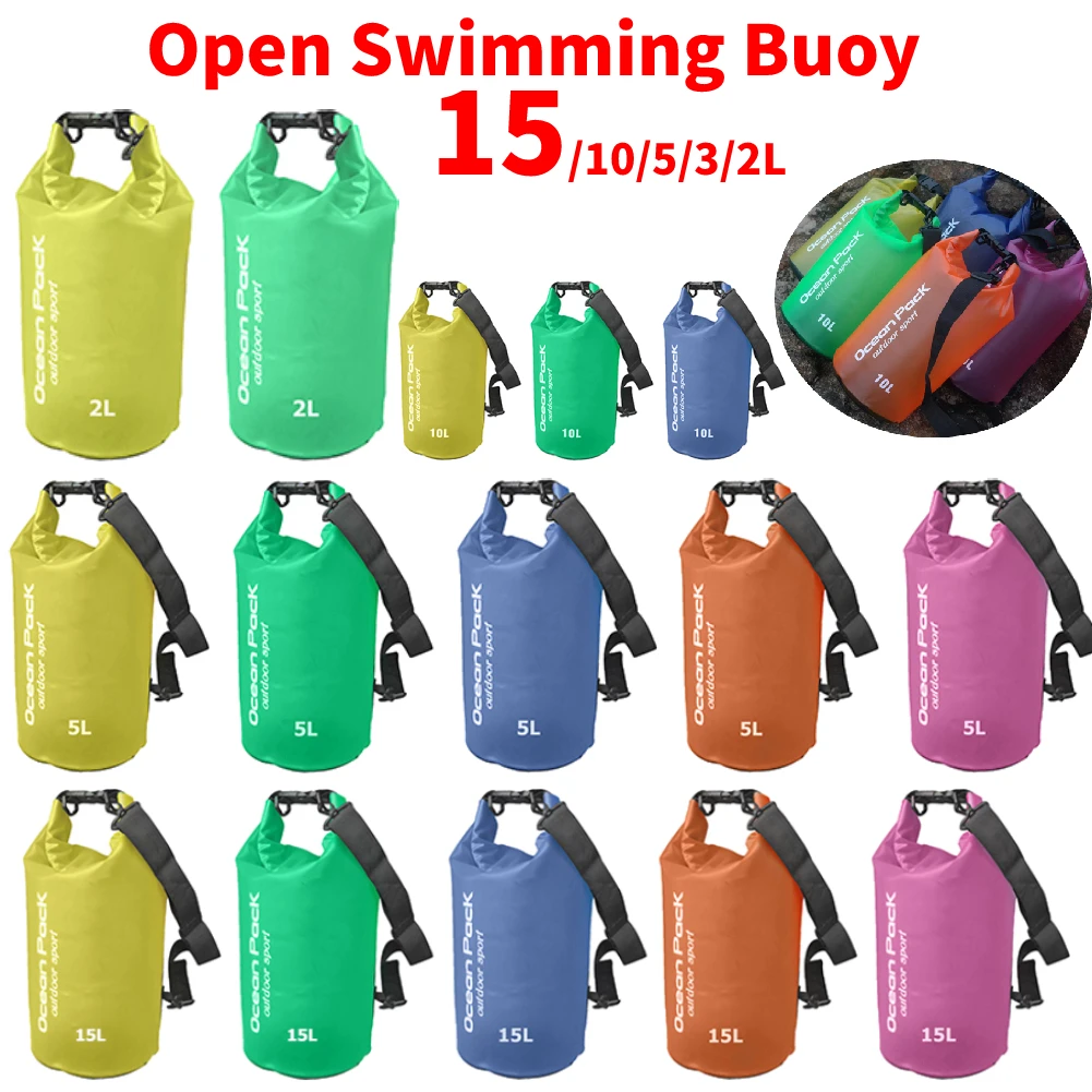 كيس جاف مقاوم للماء للمياه الم - مراجعة Swim Buoy Open Water وسعره