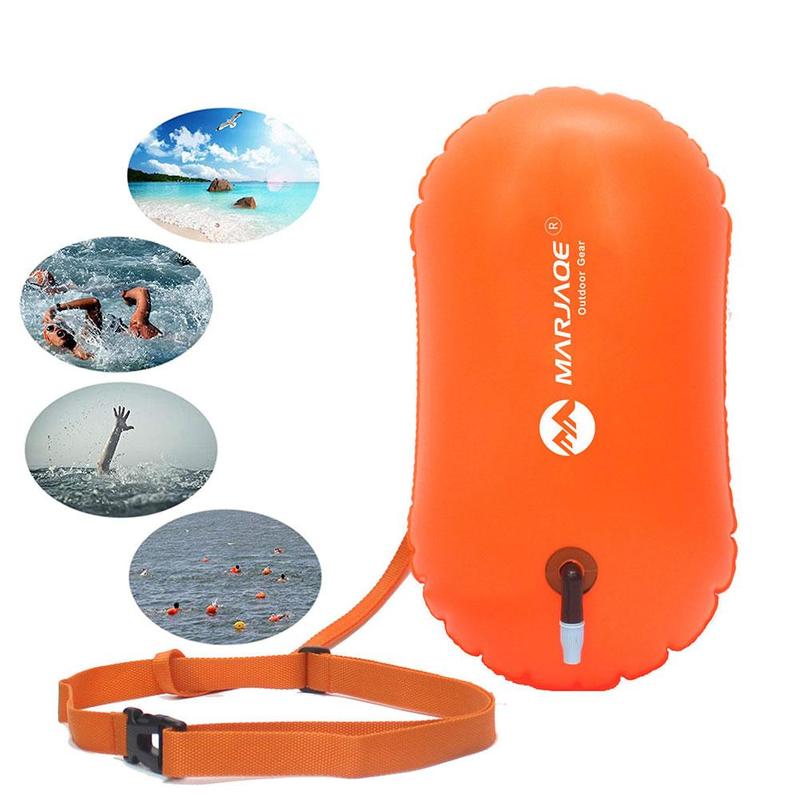 عوامة سباحة قابلة للنفخ لحمام  - مراجعة Swim Buoy Open Water وسعره