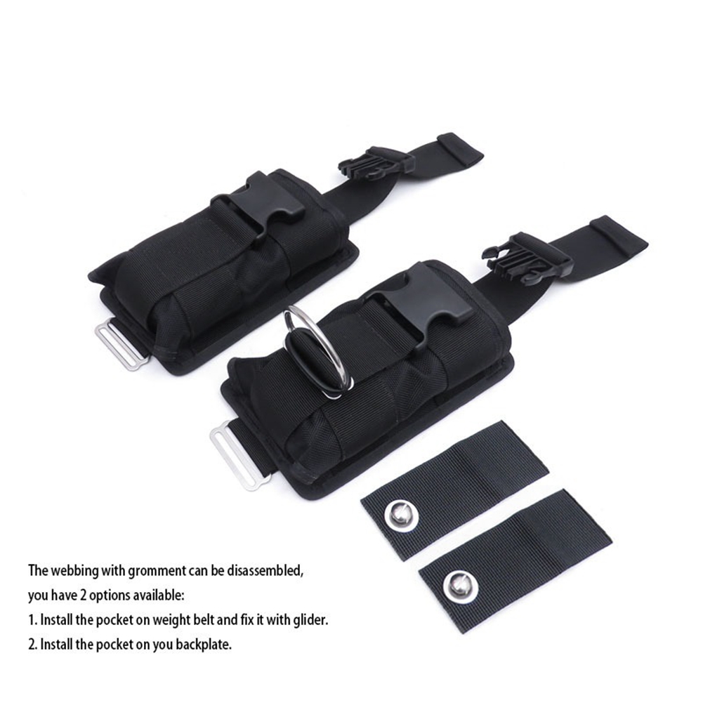 شعبية جديدة 2 قطعة قطع الغيار  - مراجعة Dive Weight Belt وسعره
